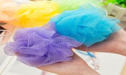Loofah Bath Ball Mesh Sponge Milk Shower Accessories Nylon Brush Showers Balls 12g Soft Body Cleaning9962309