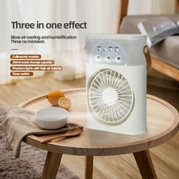 Desktop air cooler,new companion in summer,Blow air cooling and humidification three in one