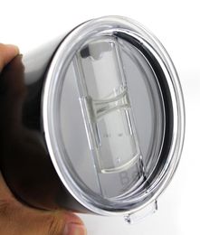 20oz 30oz Clear Mug Lid Cups Lid Transparent Mugs Lids Cover Cars Beer Splash Spill Proof Covers Waterproof Sealing Cover Mug Lid9686865