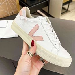 New Vejasneakers French Brazil Green Low Carbon Life Vejaon Vejays Organic Cotton Flats Platform Sneakers Women Casual Classic White Designer Shoes C