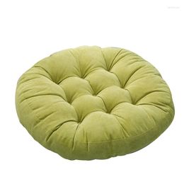 Pillow Japanese-Style Simple Corduroy Fabric Round Lazy Sofa Tatami Mat Thick Futon Solid Breathable Thickened Feather Velvet