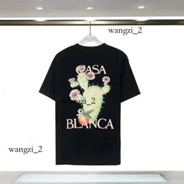 Casa Blanca Designer T Shirt Casa Blanca Man Casablanc Shirt Women Men T Shirt 2024 Summer New Style Designer Graphic Casablanc Letter Printing Loose Clothes 624 337