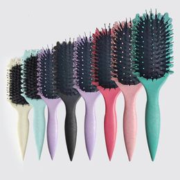 Hollow Comb Air Cushion Comb Bounce Curl Define Styling Tangled Hair Comb Hair Massage Anti-static Hollow Out Wet Curly Hair 240510