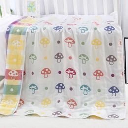 Blankets Muslin Baby Blanket 6 Layer Gauze Cotton Infant Kids Swaddle Wrap Sleeping Quilt Bed Cover Toddler Sofa Bedding Set