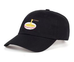 Fashion Unisex Noodles Baseball Cap Embroidery Cotton Adjustable Hat Baseball Cap Outdoor Casual Dad Hats Girl Snapback Cap9951472