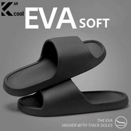 Slippers Summer NEW For Men Women Eva Soft Bottom Indoor House Slides Flat Sandals Outdoor Beach Shoes Man Flip Flops H240514