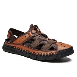 Nice Summer Sandals Shoes Men Beach Flat Non-slip Thick Sole Mens Male Holiday KA3516 2432 s