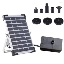 Garden Decorations Solar Pond Pump 10V 5W Floating Powered Water Fountain Kit For Outdoor IP65 Waterproof DIY