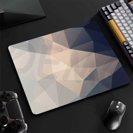 Mouse Pads Wrist Rests Small Geometric Mouse Pad Hexagon Gamer Mousepad 20x25cm Keyboard Mat Honeycomb Mouse Mats Rubber Desk Pad Design Desk Rug J240510