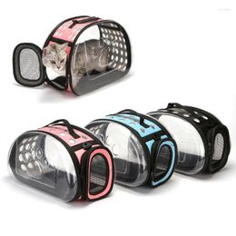 Cat Carriers Pet Transparent Space Bag Dog Picnic Backpack Portable Foldable Comfortable Breathable Supplies Mochila Gato