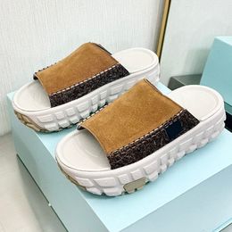 High Quality Australian Warm Luxury Brand Half Slippers Style Womens Shoes 5877 Series Official Website Synchronised Cow Leather Rubber Foam Sole Women Slippers