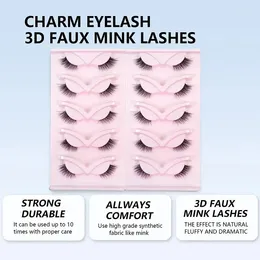 False Eyelashes Eyelash Half Cat Eye Clear Stems Fake Natural Thick Curly Hard Can Support Double Eyelids Upper Lashes