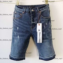 purple jeans short Men's Shorts Designer Mens Jeans Shorts Hip Hop Short Knee Lenght Jean Clothing Denim Men High-End Vintage Patch Denim Shorts purple short 936