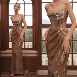 Evening dress for women 2024, new banquet atmosphere, high-end luxury, niche French adult gift, light host