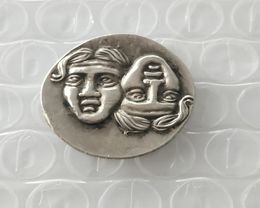 G24 ANCIENT GREEK SILVER DIOBOL ISTROS COIN Craft TWEENS EAGLE 400350 BC Copy Coin8556703