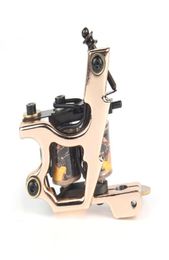 Imp gold Alloy tattoo machine High Quality coil Tattoo Machine for liner Shader Body Art Gun Makeup Tool7701885