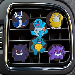 Other Motorcycle Accessories Pok E Mon 72 Cartoon Car Air Vent Clip Outlet Clips For Office Home Per Conditioner Drop Delivery Otfyk