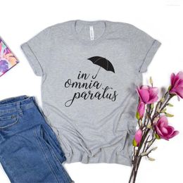 Women's T Shirts Gilmore Girls Tshirt In Omnia Paratus Shirt Cute Inspired Tops Creative Short Sleeve Breathable Skin-Friendly Tees