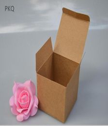 50pcs Blank White Paper Craft Gift Boxes Kraft for Candy DIY Handmade Soap Box Small Candle Sample Package1822192