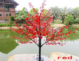 Handmade Artificial LED Cherry Blossom Tree night Light New year Christmas wedding Decoration Lights 15 m LED tree light1144058