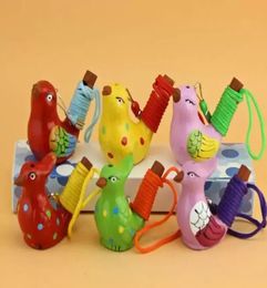 Ceramic Water Bird Whistle Spotted Warbler Song Chirps Home Decoration For Children Kids Gifts Party Favor9848948