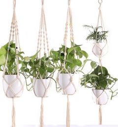 Handmade Hanging Baskets Flowerpot Plant Holder Plant Hanger Indoor Wall Hanging Planter Plants Holder Basket5147553