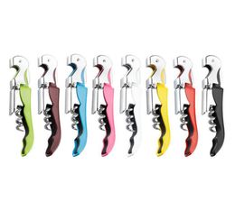 200pcs Wine Corkscrew Opener Stainless Steel Bottle Openers Bar Kitchen Dining Tool Easy Use Tools Cap2321225