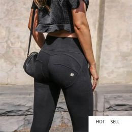 Outfits black leggings womens gym shiny yoga second skin compression running female sexy