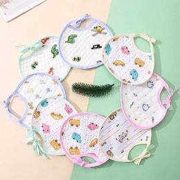 Bibs Burp Cloths Baby bib cotton waterproof bib childrens feeding clothes child protection childrens scarf suitable for newborn boys and girls accessoriesL2405