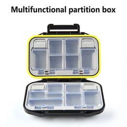 Fishing Tackle Box Waterproof Multifunctional Lure Hooks Storage Container Tool Accessories 240510
