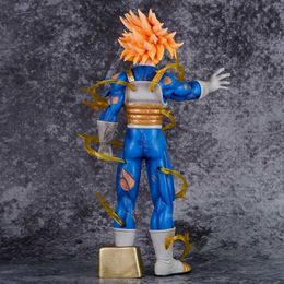 Action Toy Figures Cartoon Anime Figure Trunks Super Saiyan Action Figurines Statue Gk Dbz Pvc Collection Model Doll Children Toys Gift