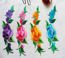 New Flower Applique Clothing Embroidery Patch Fabric Sticker Iron On Sew On Patch Craft Sewing Repair Embroidered9207691