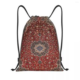 Shopping Bags Vintage Oriental Traditional Moroccan Turkish Style Drawstring Bag Women Men Lightweight Bohemian Sports Gym Storage Backpack