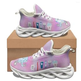 Casual Shoes Cartoon Luxury Designer Non-Slip Sneakers Lightweight Wear-Resistant Summer Comfortable Nursing Dental Lace Up Flats