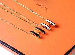 Fashion pendant necklace Letter Gold Sliver Chain Necklace Bracelet for Mens Womens Luxury Designer Necklaces Jewelry8423146