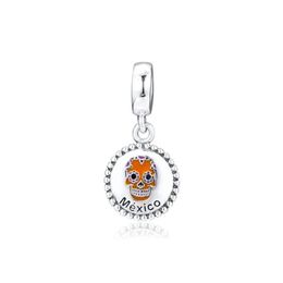 Charms 925 Sterling Sier Skl Mexico Day Of The Dead Festival Dangle Charm Fit Style Bracelets Necklace Diy Jewelry For Drop Delivery F Dhveq