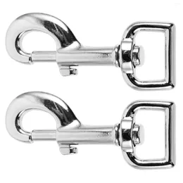 Dog Collars 2 Pcs Pet Metal Leash Clasp Buckle Zinc Alloy Lanyard Snap Fixing Hooks DIY Clasps