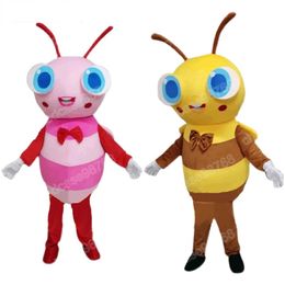 Performance Bee Mascot Costume Top Quality Christmas Halloween Fancy Party Dress Cartoon Character Outfit Suit Carnival Unisex Outfit