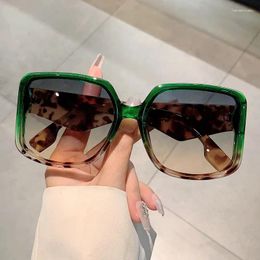 Sunglasses Vintage Big Frame Y2K Square Women For Men Sun Glasses Designer Punk Driving Pink Shades UV400