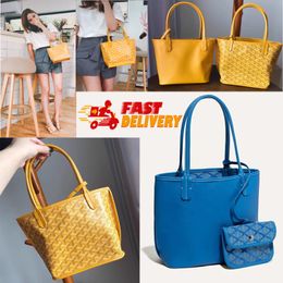 Various Designer Totes Bag Goy Leather Artois Totes Bags Womans Casual Large Capacity Mom Shopping Different Sizes Handbags Shoulder Factory Colourful Style