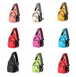 Sling Shoulder Bag for Men Women Waterproof Hiking Daypack Multipurpose Cross Body Chest Bags Headphone Hole Outdoor Walking Trave6046136