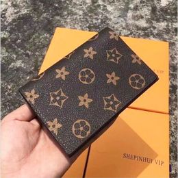 2022 viutont womens With Box Mens Passport Wallet 2022 Men's Card Holder Leather Women Purse Covers For Passports carteira 230P