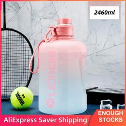 Water Bottles Large Capacity Cup Environmental Protection High Quality Material Home Supplies Kettle With Scale Easy To Carry Gradient
