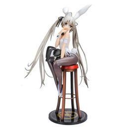 Action Toy Figures 15CM Yosuga no Sora Anime Figure Kasugano Sora Sexy Bunny Girl PVC Action Figure Host Computer Chassis Decor Car Ornaments Toys