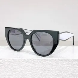 Sunglasses SPR14W Fashion Women Acetate High Quality Handmade Glasses Men Outdoor UV Protective Driving Eyewear