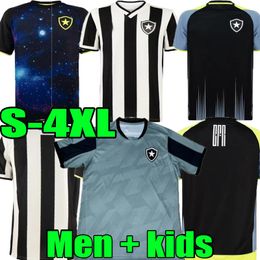 3XL 4XL 24 25 Botafogo Soccer Jerseys SOARES MATHEUS BABI BERNARDO O.SAUER Home Black Away 3rd goalkeeper Men kids Football Shirt
