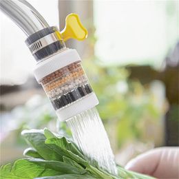 Kitchen Faucets Universal Tap Water Filter Nozzle Detachable Washable Faucet 6-layer Splash-proof Water-saving Device Tool