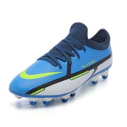 Zhongbang Football Shoes de futebol masculino e feminino Broken AG Long Unhas Artificial de Grasa Juventude Concorrência de Estudantes Treinando Sapatos