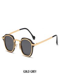 star retro sunglasses for men trend steampunk style male eyeglasses small square anti blue glasses frames personality Optical glas4323574
