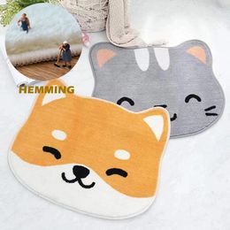 Bath Mats Cartoon Animal Mat Super Soft Absorb Water Anti Slip Shower Foot Cute Home Bathroom Decor Carpet Kids Room Door Rug